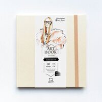 Артбук для маркеров  "Fashion" 15*15 см,  60 листов, 75 г/м,  Малевичъ